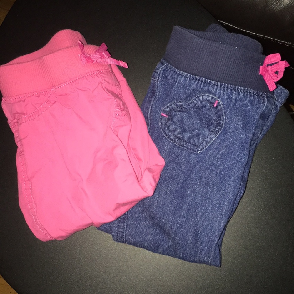 2 pair of girls pants